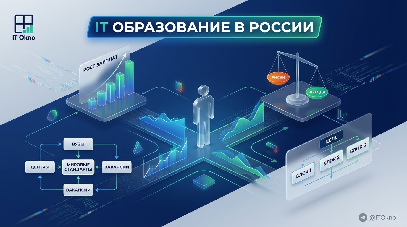Студенты за компьютерами изучают программирование и IT технологии в современном российском вузе
