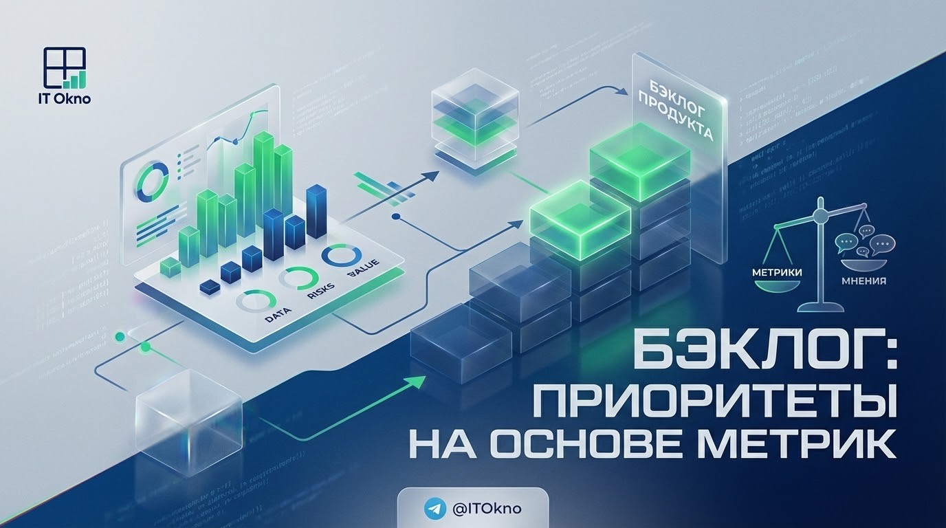 Схема приоритизации бэклога продукта с использованием метрик и данных вместо субъективных мнений