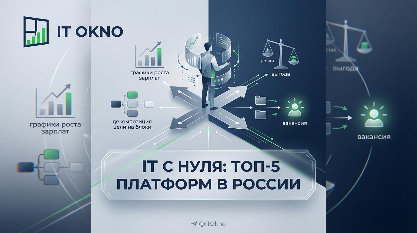 Студент изучает программирование онлайн на ноутбуке, обзор топ-5 платформ для IT-обучения в России
