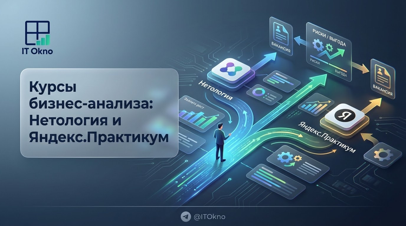 Сравнение курсов по бизнес-анализу в школах Нетология и Яндекс.Практикум