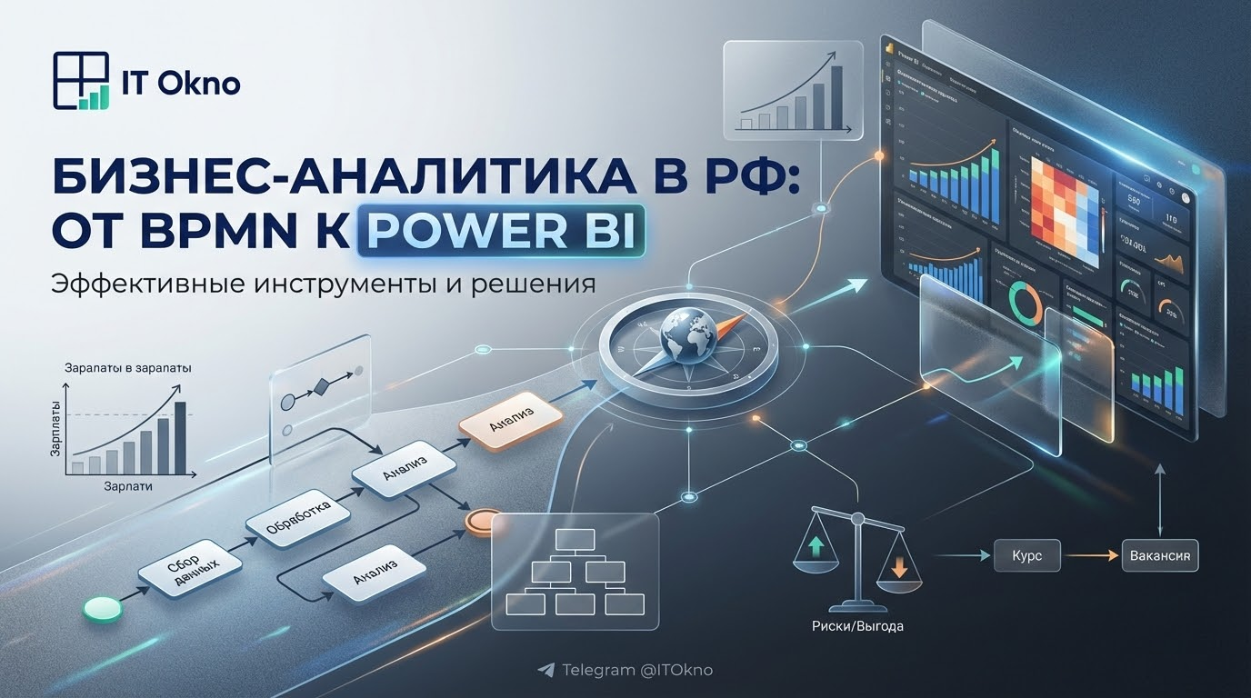 Инструменты бизнес-аналитики в РФ: BPMN и Power BI