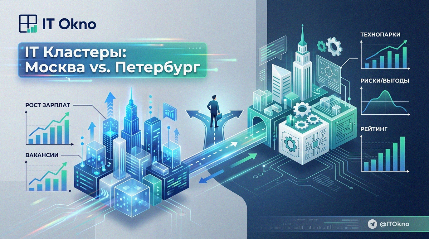 Рейтинг технопарков и IT-кластеров Москвы и Санкт-Петербурга