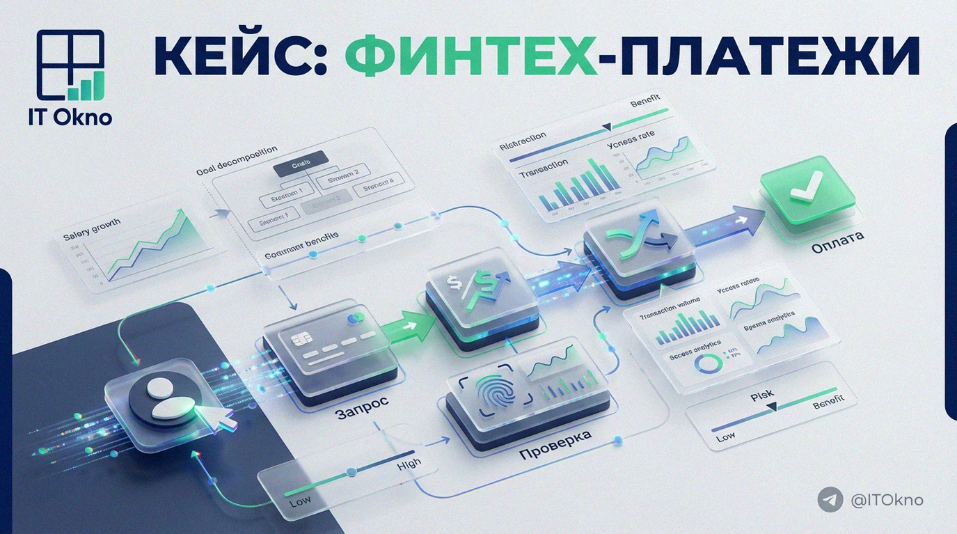 Схема процесса заявки на оплату в финтех-проекте кейс бизнес-аналитика