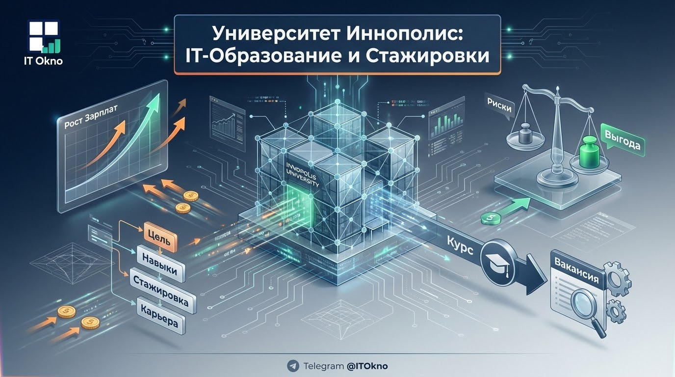Кампус Университета Иннополис, обучение IT на английском языке