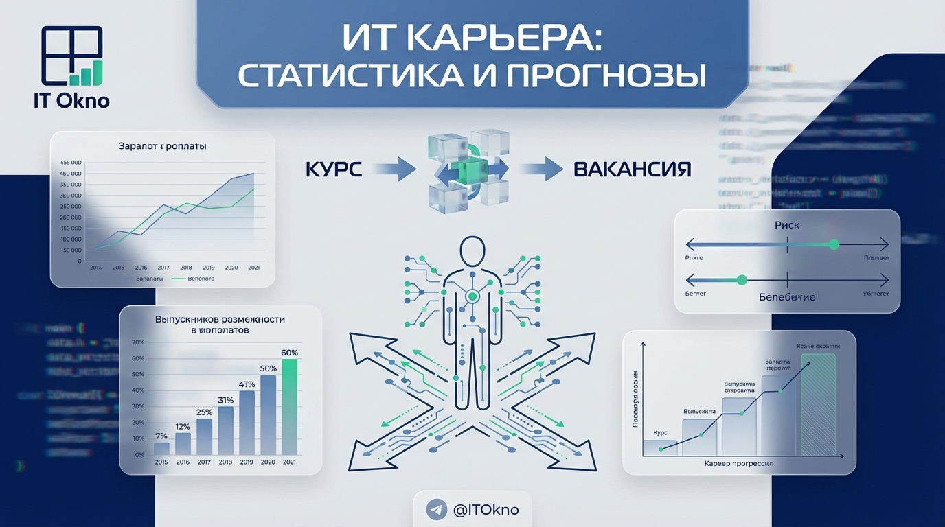 Статистика трудоустройства выпускников IT-курсов и прогнозы рынка труда