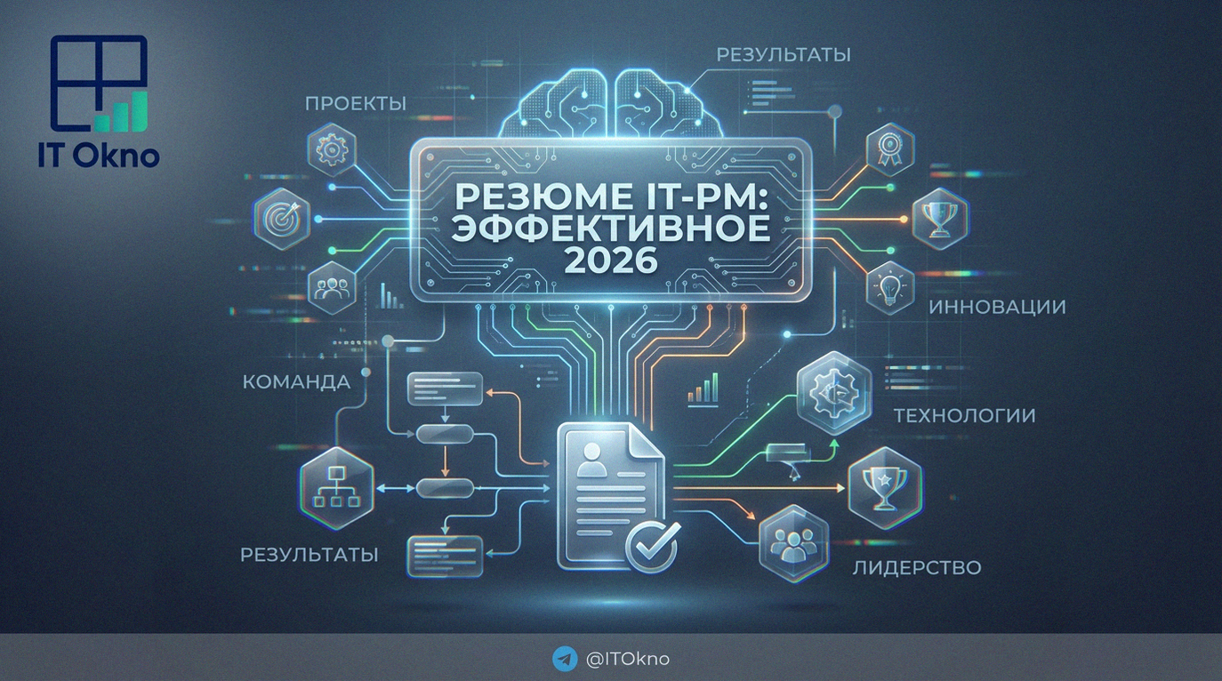 Пример и структура продающего резюме для руководителя проектов в IT сфере на 2026 год